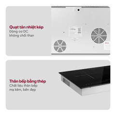 Bếp đôi từ và hồng ngoại Fujihome IC2519