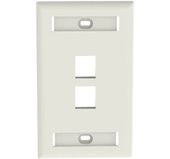 Mặt ổ cắm mạng faceplate 2 cổng Panduit NK2FIWY