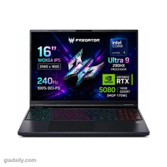 Laptop Acer Predator Helios Neo 16 AI PHN16-I71-97VK (Core Ultra 9 290HX Plus, RTX 5080 16GB, 32GB, 512GB SSD, 16 inch WQXGA 240Hz, Win 11, Đen) - Giá Đại Lý