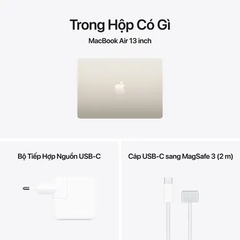 MacBook Air A3449 (Chip M5 / 16GB / 512GB)/ÁNH SAO (STARLIGHT) (MDHA4SA/A)