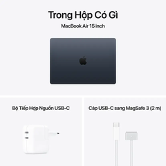 MacBook Air 15.3 Inch Chip M5 (16GB/1TB SSD) A3448/XANH ĐÊM (MIDNIGHT) (MDVK4SA/A)