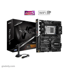 Mainboard ASRock TRX50 WS (AMD TRX50, Socket sTR5, EATX, 4 khe DDR5 ECC RDIMM) - Giá Đại Lý