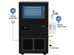 MÁY LÀM ĐÁ KÈM LỌC NƯỚC UF FUJIHOME IM45C