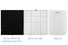 Máy lọc không khí Samsung 34m2 AX34R3020WW/SV