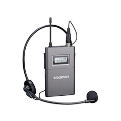 Bộ micro không dây tầm xa cài đầu, cài ve áo UHF hai kênh X7PP