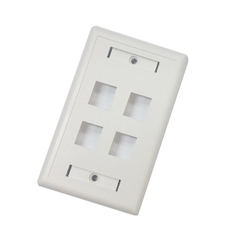 Faceplate LS 4-port US type (LS-FP-US-4PORT)