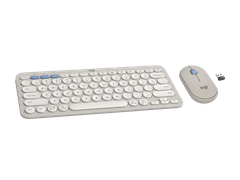 Pebble 2 Combo, Bàn phím Bluetooth Logitech K380s và chuột Logitech M350s - Yên tĩnh, Easy-Switch (920-012191)