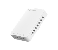 Thiết bị Reyee Access point wifi gắn tường dạng ổ cắm điện, hỗ trợ LAN out RG-RAP1200(P)