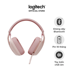Tai nghe không dây Logitech Zone Vibe 100 (Hồng) (981-001225)
