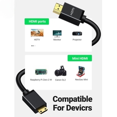 Cáp Mini HDMI to HDMI 1M Chính hãng Ugreen 10195