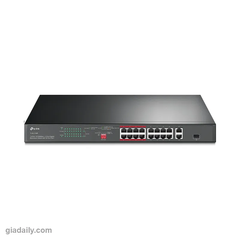 Switch PoE 18 cổng TP-Link TL-SL1218P 16 cổng PoE+ 150W - Giá Đại Lý