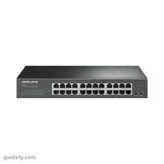 Switch 24 cổng Gigabit Mercusys MS124GS gắn rack 1U 13 inch - Giá Đại Lý