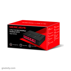 Switch 5 cổng Gigabit Mercusys MS105G vỏ nhựa để bàn - Giá Đại Lý