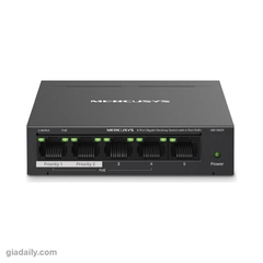 Switch PoE 5 cổng Mercusys MS105GP 4 cổng PoE+ 65W - Giá Đại Lý