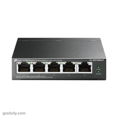 Switch PoE 5 cổng Gigabit TP-Link TL-SG1005LP 4 cổng PoE+ 40W - Giá Đại Lý