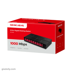 Switch 8 cổng Gigabit Mercusys MS108G vỏ nhựa để bàn - Giá Đại Lý