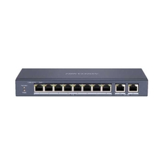 Hikvision Switch mạng 8 cổng PoE, 2 cổng uplink 10/100/1000 Mbps DS-3E0310P-E/M