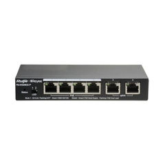 Switch POE 6 cổng 10/100/1000BASE-T RUIJIE RG-ES206GC-P