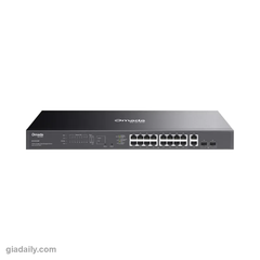 Switch PoE Omada 20 cổng Gigabit TP-Link ES220GMP 16 cổng PoE+ 250W - Giá Đại Lý