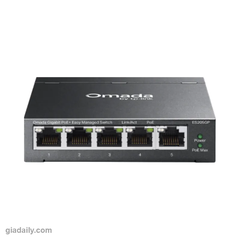 Switch PoE Omada 5 cổng Gigabit TP-Link ES205GP 4 cổng PoE+ 65W - Giá Đại Lý
