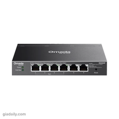 Switch PoE Omada 6 cổng Gigabit TP-Link ES206GP 4 cổng PoE+ 65W - Giá Đại Lý