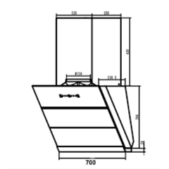 Máy hút mùi Canzy CZ 70LCD