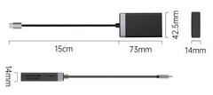 Đầu đọc thẻ nhớ đa năng 4 in 1 TypeC 3.0 CL4T-C3-BK-BP