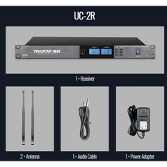 Đầu thu hệ thống micro không dây hai kênh UC-2R