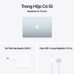 MacBook Air M4 13 inch (16GB RAM/1TB SSD) BẠC (SILVER) (Z1CU0013H)