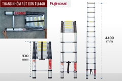 Thang nhôm rút gọn đơn Fujihome TLI440-N