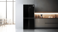 Tủ lạnh Casper 430lit RM-430PB ,4 cánh, màu đen