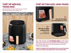 Nồi chiên không dầu Fujihome A6DB 6.5L