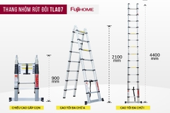 THANG NHÔM RÚT GỌN CHỮ A FUJIHOME TLA07
