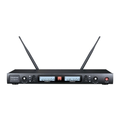 Bộ micro cài đầu cài áo không dây UHF kênh kép TS-8807PP