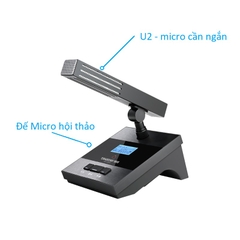 Cần micro cổ ngỗng (phân loại cần ngắn, ống vuông) U2