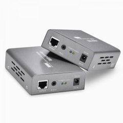 Bộ kéo dài HDMI 50m-60m-70m qua cáp mạng cat5,6 có điều kiển IR đen Ugreen 40210