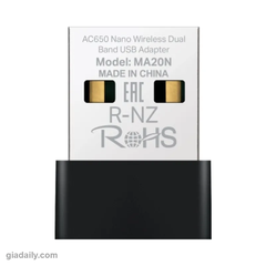USB Wi-Fi Mercusys MA20N AC1300 Nano băng tần kép - Giá Đại Lý