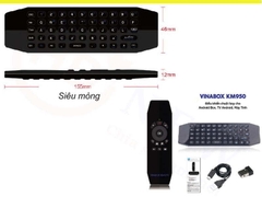 CHUỘT BAY KIÊM BÀN PHÍM KHÔNG DÂY VINABOX KM950V (CÓ VOICE)