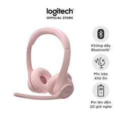 Tai nghe Bluetooth không dây Logitech Zone 300 (Hồng) (981-001413)