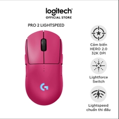Chuột Gaming Logitech PRO 2 Lightspeed (Hồng) (910-007311)
