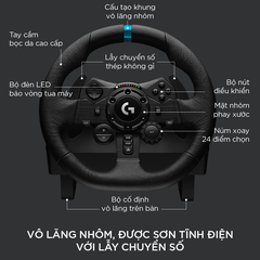 Vô lăng & bàn đạp chơi game Logitech G923 (941-000164)
