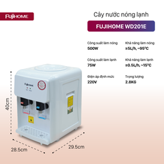 Cây nước nóng lạnh để bàn mini Fujihome WD201E