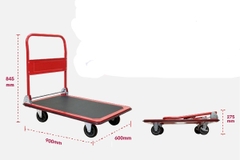 Xe đẩy hàng sàn thép 4 bánh FUJIHOME HT-430
