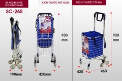 Xe kéo đi chợ, leo cầu thang FUJIHOME SC-260