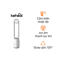 Quạt Không Cánh Xiaomi KEHEAL A3 Cao Cấp – Góc gió rộng tới 120 độ, tạo gió tự nhiên