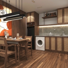 COMBO BẾP MDF CHỐNG ẨM ĐỤNG TRẦN