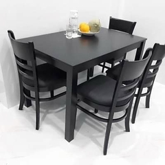 Bàn ăn mặt gỗ 60*1Met