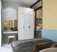 Tủ Quần Áo Gỗ MDF Cánh Pano