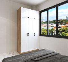 Tủ Quần Áo Gỗ MDF Cánh Pano
