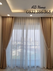 Màn cửa/ Rèm cửa vải chống nắng 2 lớp
